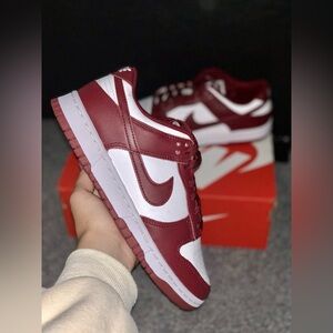 Nike Dunk Low Burgundy Sneakers Women’s 8 / Men’s 6.5 Sneakers Shoes